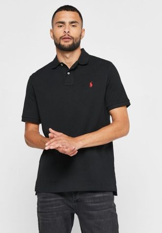 Polos Ralph Lauren Essential negros para hombre