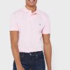 Polos Ralph Lauren Essential Slim Fit rosas para hombre
