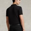 Polos Ralph Lauren negros de algodón suave y ajustados para hombre