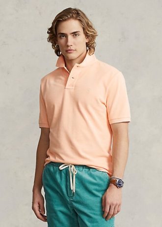 Polos Ralph Lauren RL Origin naranjas para hombre