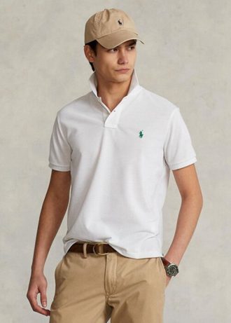 Polos Ralph Lauren The Earth blancos para hombre