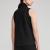 Polos sin mangas de piqué de corte clásico Ralph Lauren negros para mujer Polos sin mangas de piqué de corte clásico Ralph Lauren negros para mujer