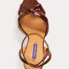 Sandalias con lentejuelas Kandice de Ralph Lauren para mujer en color marrón Sandalias con lentejuelas Kandice de Ralph Lauren para mujer en color marrón