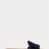 Sandalias de piel vachetta Ralph Lauren negras para mujer Sandalias de piel vachetta Ralph Lauren negras para mujer