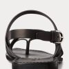 Sandalias negras de piel de becerro Carlion de Ralph Lauren para hombre Sandalias negras de piel de becerro Carlion de Ralph Lauren para hombre