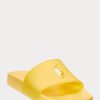 Sandalias Ralph Lauren Big Pony amarillas para mujer Sandalias Ralph Lauren Big Pony amarillas para mujer
