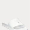 Sandalias Ralph Lauren Big Pony blancas para mujer