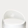 Sandalias Ralph Lauren Big Pony blancas para mujer