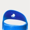 Sandalias Ralph Lauren Big Pony turquesas para mujer