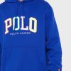Sudadera con capucha azul con el logotipo de Ralph Lauren para hombre Sudadera con capucha azul con el logotipo de Ralph Lauren para hombre