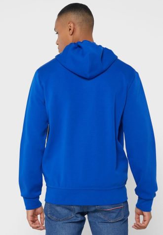 Sudadera con capucha azul Ralph Lauren Essential para hombre Sudadera con capucha azul Ralph Lauren Essential para hombre