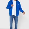 Sudadera con capucha azul Ralph Lauren Essential para hombre