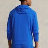 Sudadera con capucha azul Ralph Lauren French Terry para hombre Sudadera con capucha azul Ralph Lauren French Terry para hombre