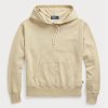 Sudadera con capucha de algodón Ralph Lauren para mujer en color caqui Sudadera con capucha de algodón Ralph Lauren para mujer en color caqui