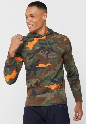 Sudadera con capucha de camuflaje multicolor Ralph Lauren para hombre Sudadera con capucha de camuflaje multicolor Ralph Lauren para hombre
