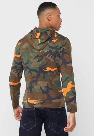 Sudadera con capucha de camuflaje multicolor Ralph Lauren para hombre Sudadera con capucha de camuflaje multicolor Ralph Lauren para hombre