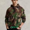 Sudadera con capucha de polar con camuflaje multicolor de Ralph Lauren para hombre