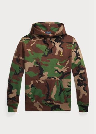Sudadera con capucha de polar con camuflaje multicolor de Ralph Lauren para hombre Sudadera con capucha de polar con camuflaje multicolor de Ralph Lauren para hombre