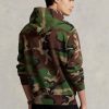 Sudadera con capucha de polar con camuflaje multicolor de Ralph Lauren para hombre