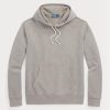 Sudadera con capucha de polar de algodón orgánico Ralph Lauren gris para hombre Sudadera con capucha de polar de algodón orgánico Ralph Lauren gris para hombre