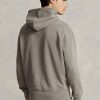 Sudadera con capucha de polar de algodón orgánico Ralph Lauren gris para hombre Sudadera con capucha de polar de algodón orgánico Ralph Lauren gris para hombre