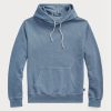 Sudadera con capucha de polar de algodón orgánico Ralph Lauren para hombre en azul Sudadera con capucha de polar de algodón orgánico Ralph Lauren para hombre en azul