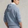 Sudadera con capucha de polar de algodón orgánico Ralph Lauren para hombre en azul Sudadera con capucha de polar de algodón orgánico Ralph Lauren para hombre en azul