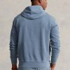 Sudadera con capucha de polar de algodón orgánico Ralph Lauren para hombre en azul Sudadera con capucha de polar de algodón orgánico Ralph Lauren para hombre en azul