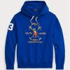Sudadera con capucha de polar Ralph Lauren Big Polo Crest para hombre en azul Sudadera con capucha de polar Ralph Lauren Big Polo Crest para hombre en azul