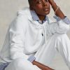 Sudadera con capucha de polar Ralph Lauren blanca para mujer Sudadera con capucha de polar Ralph Lauren blanca para mujer