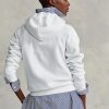Sudadera con capucha de polar Ralph Lauren blanca para mujer Sudadera con capucha de polar Ralph Lauren blanca para mujer