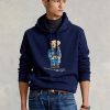 Sudadera con capucha de polar Ralph Lauren Polo Bear para hombre en azul marino Sudadera con capucha de polar Ralph Lauren Polo Bear para hombre en azul marino