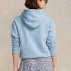 Sudadera con capucha de polar Ralph Lauren Polo Bear para mujer en azul Sudadera con capucha de polar Ralph Lauren Polo Bear para mujer en azul