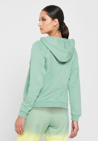 Sudadera con capucha de punto con detalle de bolsillo de Ralph Lauren para mujer, color verde