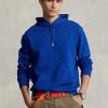 Sudadera con capucha de punto doble Ralph Lauren azul para hombre Sudadera con capucha de punto doble Ralph Lauren azul para hombre