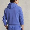 Sudadera con capucha de punto doble Ralph Lauren azul para hombre