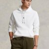 Sudadera con capucha de punto doble Ralph Lauren blanca para hombre Sudadera con capucha de punto doble Ralph Lauren blanca para hombre