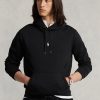 Sudadera con capucha de punto doble Ralph Lauren negra para hombre Sudadera con capucha de punto doble Ralph Lauren negra para hombre