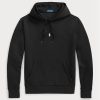 Sudadera con capucha de punto doble Ralph Lauren negra para hombre Sudadera con capucha de punto doble Ralph Lauren negra para hombre