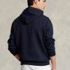 Sudadera con capucha de punto doble Ralph Lauren para hombre en azul marino Sudadera con capucha de punto doble Ralph Lauren para hombre en azul marino