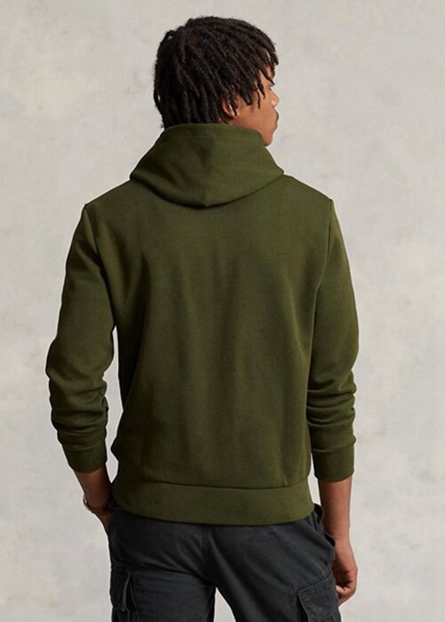 Sudadera con capucha de punto doble Ralph Lauren para hombre en color oliva Sudadera con capucha de punto doble Ralph Lauren para hombre en color oliva