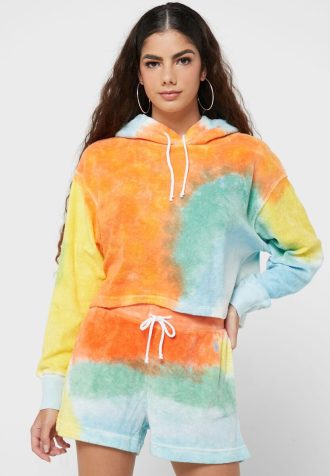 Sudadera con capucha de punto Ralph Lauren multicolor para mujer
