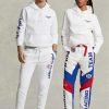 Sudadera con capucha deportiva Ralph Lauren Polo Fleece para hombre, color blanco