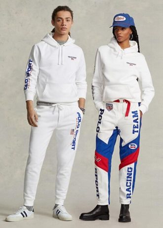Sudadera con capucha deportiva Ralph Lauren Polo Fleece para hombre, color blanco