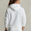 Sudadera con capucha deportiva Ralph Lauren Polo Fleece para hombre, color blanco