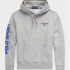 Sudadera con capucha deportiva Ralph Lauren Polo Fleece para hombre en gris Sudadera con capucha deportiva Ralph Lauren Polo Fleece para hombre en gris