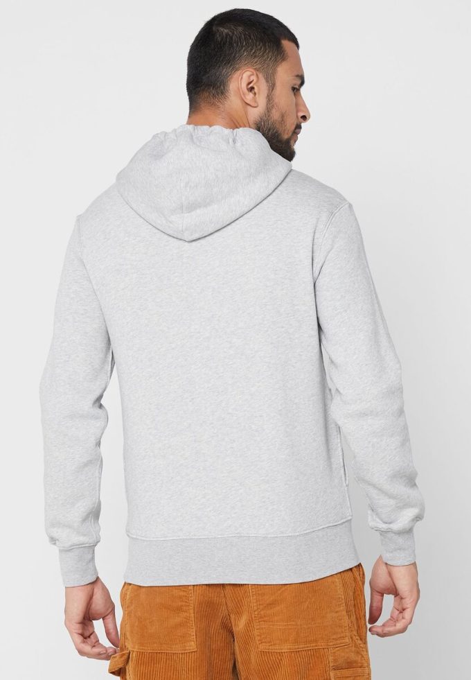 Sudadera con capucha estampada Ralph Lauren gris para hombre Sudadera con capucha estampada Ralph Lauren gris para hombre