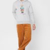 Sudadera con capucha estampada Ralph Lauren gris para hombre Sudadera con capucha estampada Ralph Lauren gris para hombre