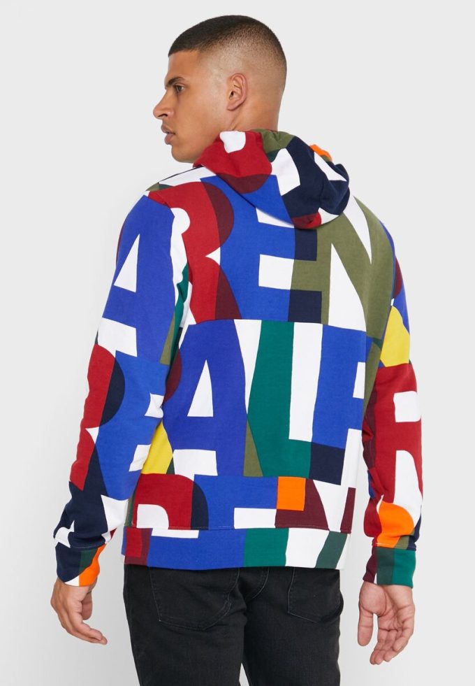 Sudadera con capucha multicolor Ralph Lauren Color Block para hombre Sudadera con capucha multicolor Ralph Lauren Color Block para hombre