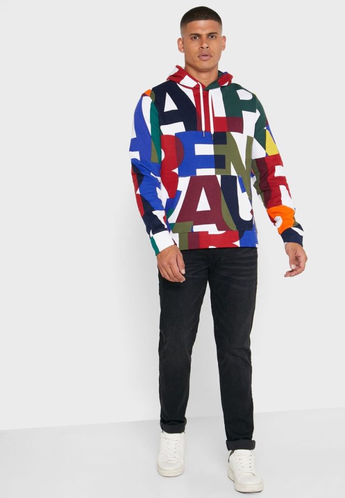 Sudadera con capucha multicolor Ralph Lauren Color Block para hombre Sudadera con capucha multicolor Ralph Lauren Color Block para hombre
